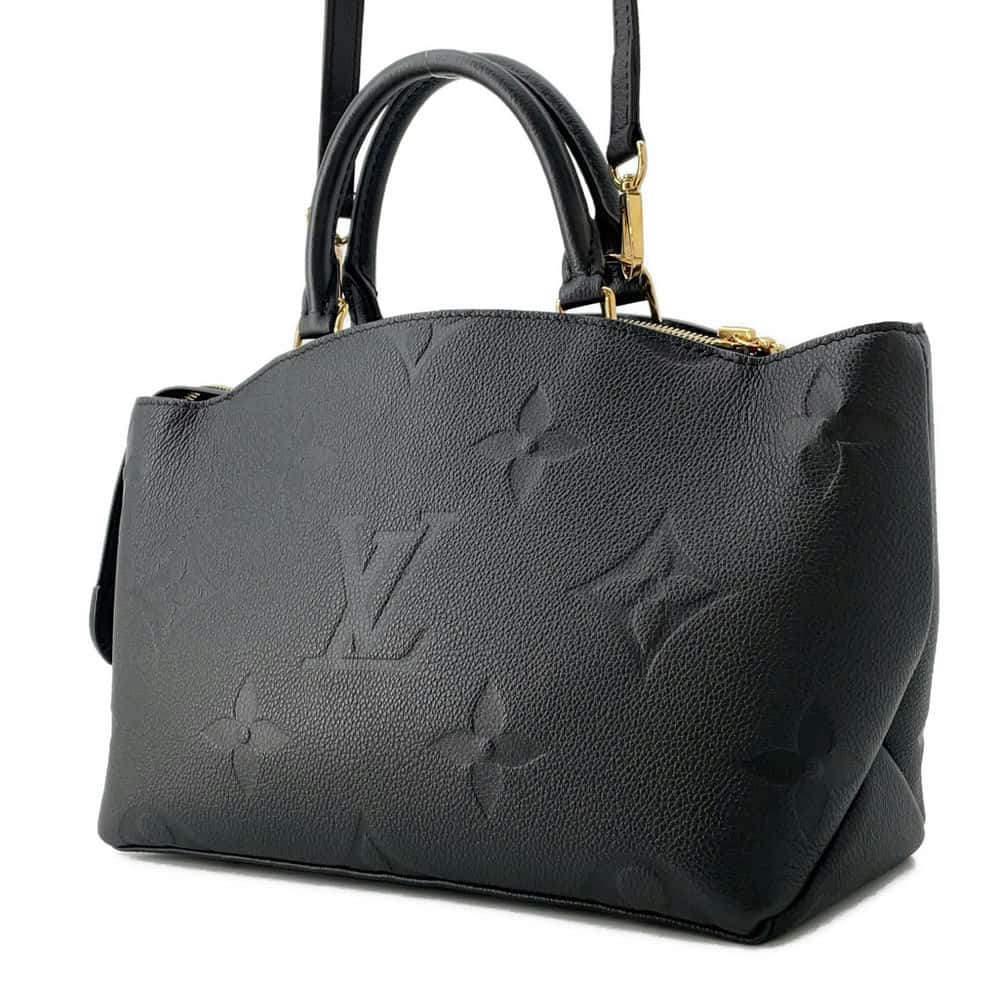 LOUIS VUITTON Petit Palais Noir M58916 Monogram Empreinte Leather Size PM
