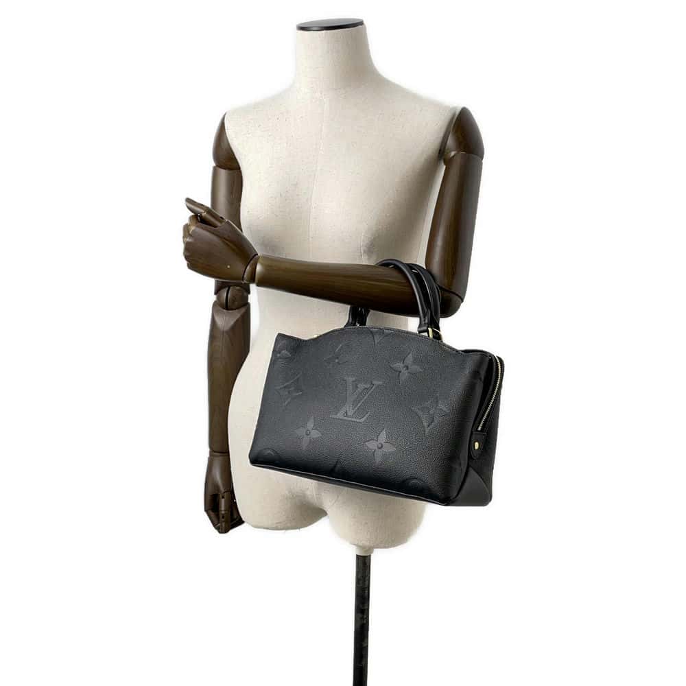 LOUIS VUITTON Petit Palais Noir M58916 Monogram Empreinte Leather Size PM