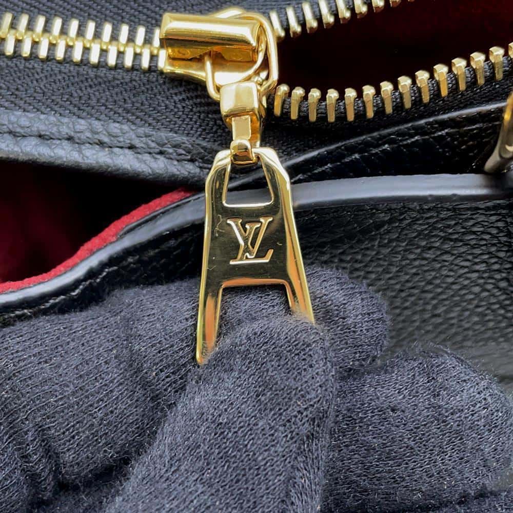 LOUIS VUITTON Petit Palais Noir M58916 Monogram Empreinte Leather Size PM