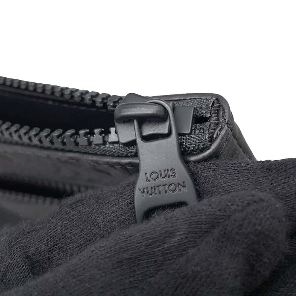 LOUIS VUITTON Pochette・A4 Noir M67461 Monogram / Taurillon Virgil Abloh