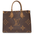 LOUIS VUITTON Onthego Red M45321 Monogram Monogram Reverse Canvas Monogram Giant Size MM