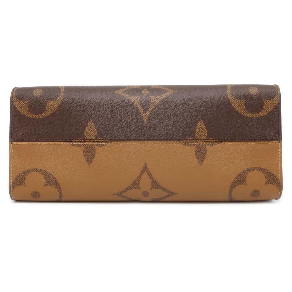 LOUIS VUITTON Onthego Red M45321 Monogram Monogram Reverse Canvas Monogram Giant Size MM