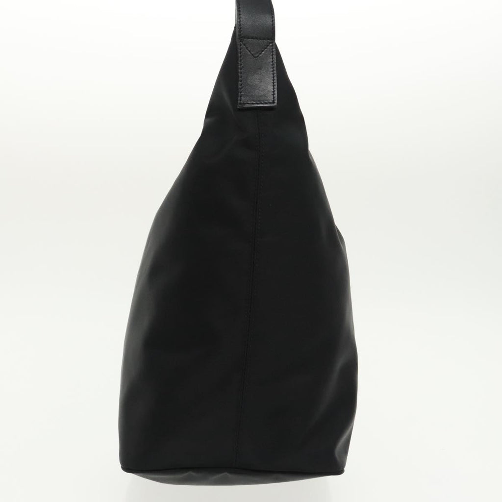 FENDI Shoulder Bag Nylon Black Silver 98709