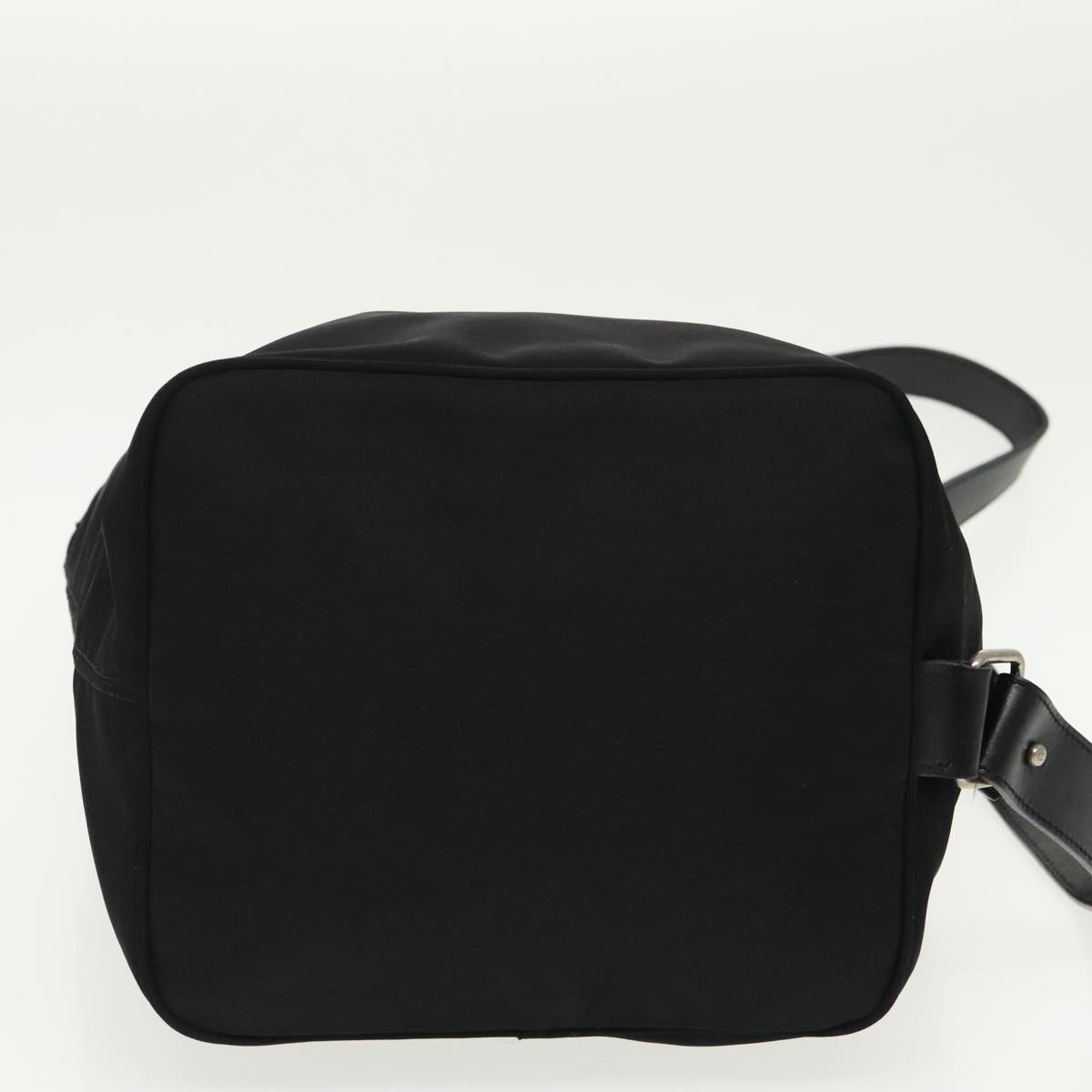 FENDI Shoulder Bag Nylon Black Silver 98709