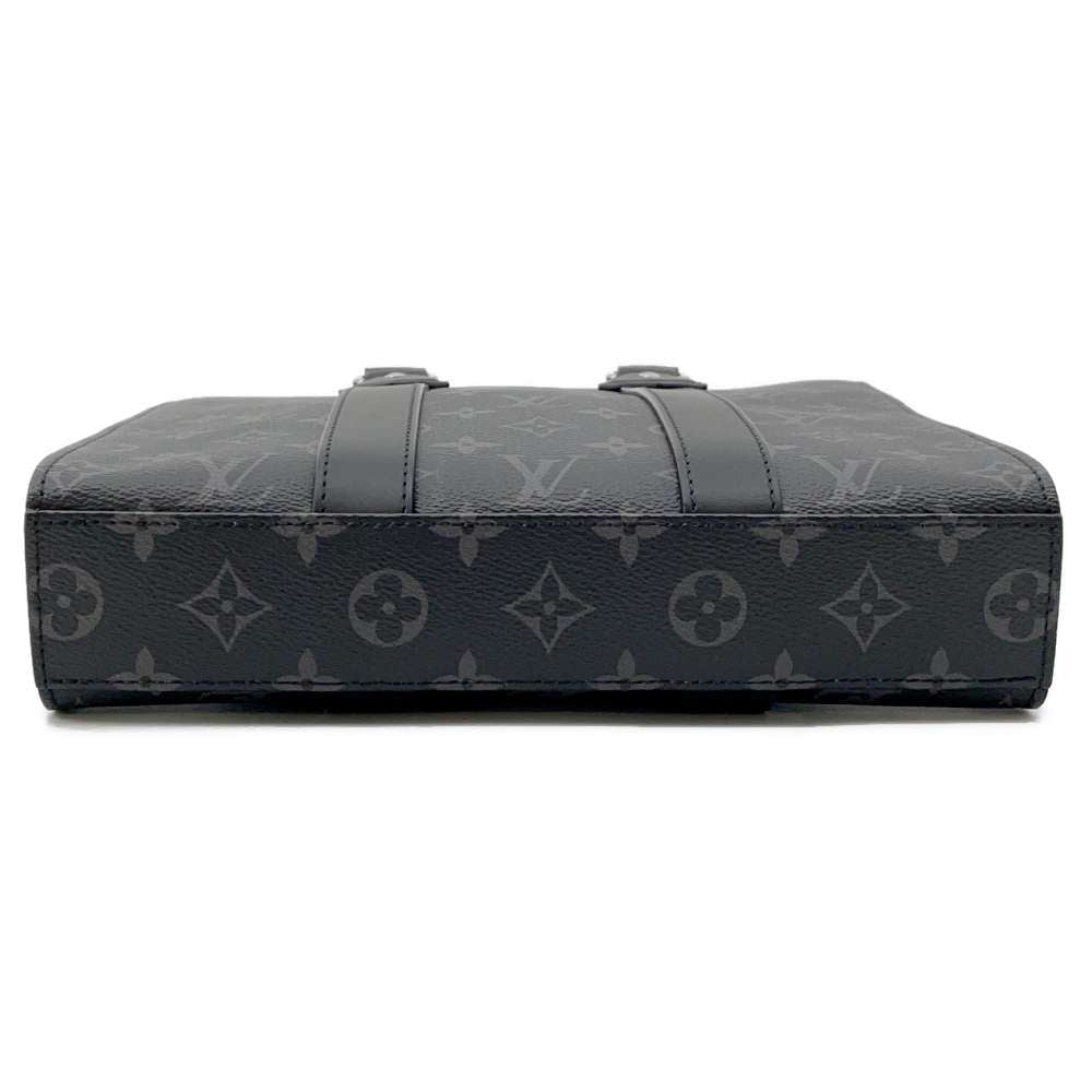 LOUIS VUITTON Sac Plat Noir M46456 Monogram Eclipse