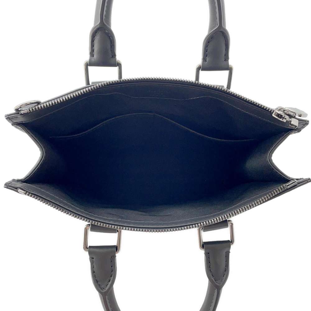 LOUIS VUITTON Sac Plat Noir M46456 Monogram Eclipse