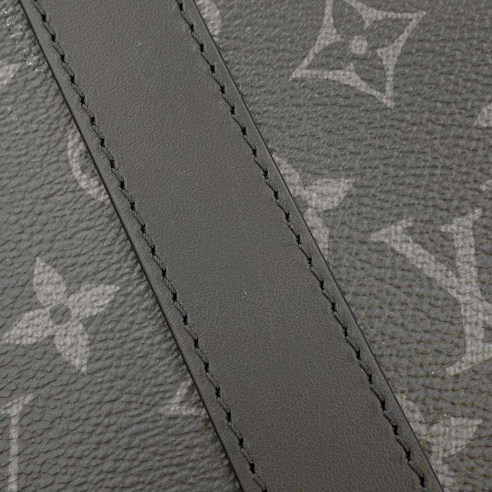 LOUIS VUITTON Sac Plat Noir M46456 Monogram Eclipse