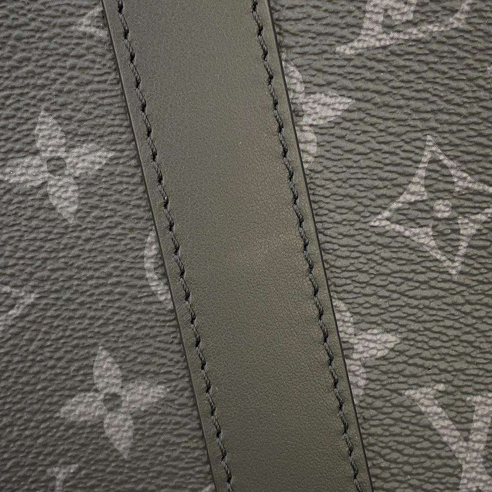 LOUIS VUITTON Sac Plat Noir M46456 Monogram Eclipse