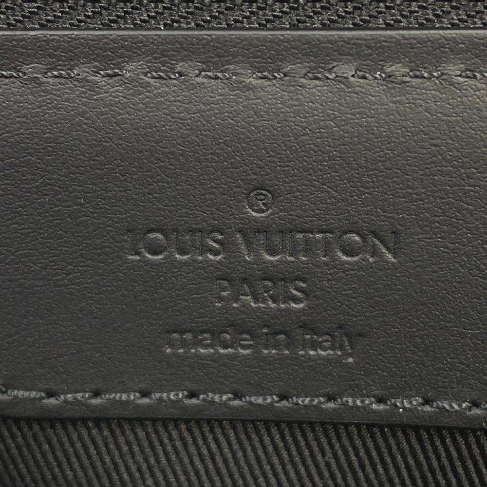 LOUIS VUITTON Sac Plat Noir M46456 Monogram Eclipse