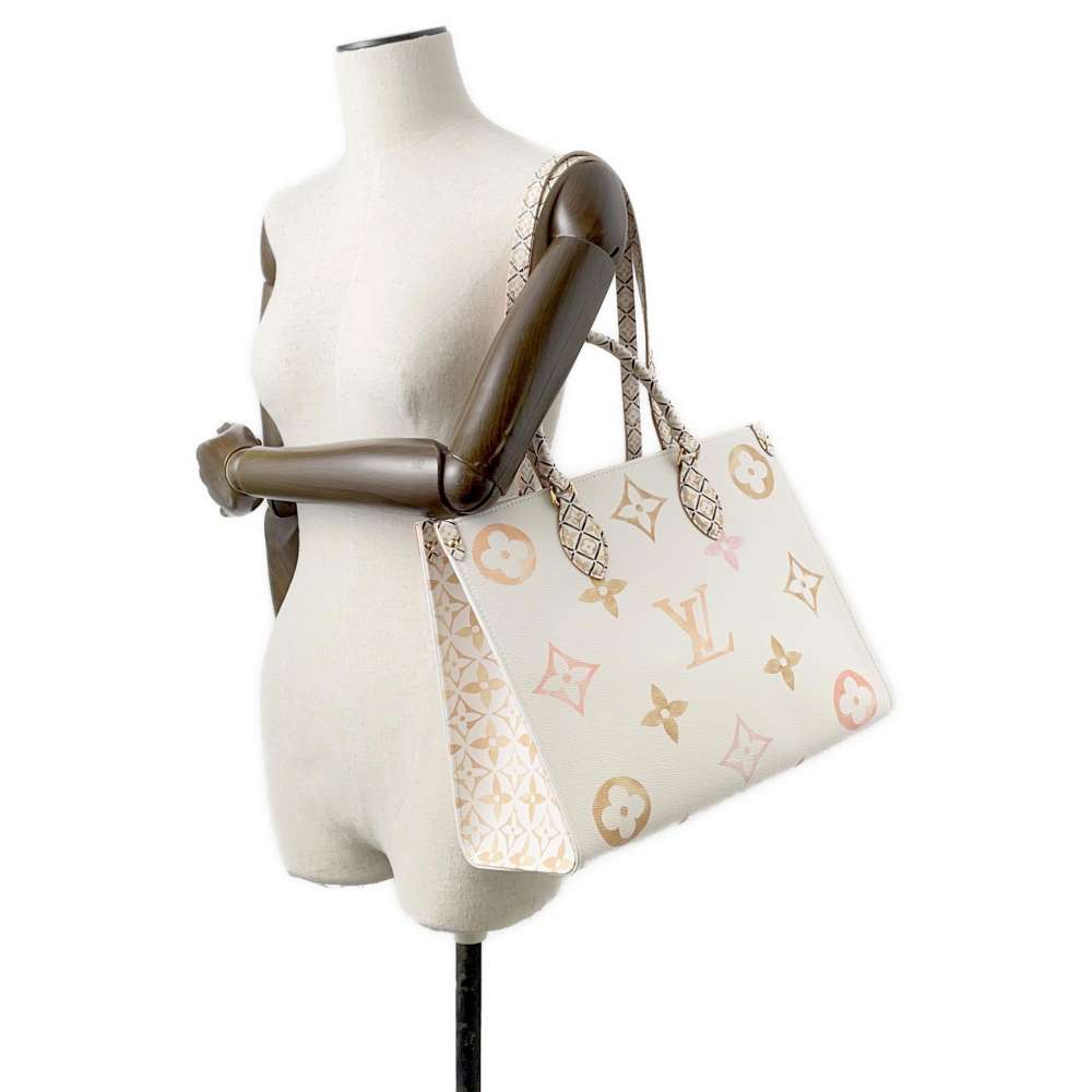 LOUIS VUITTON Onthego White/Beige M22975 Monogram LV by the Pool Size MM