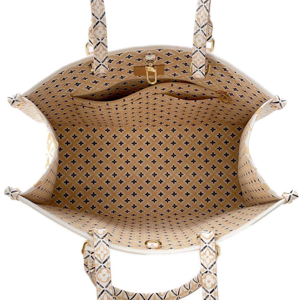 LOUIS VUITTON Onthego White/Beige M22975 Monogram LV by the Pool Size MM