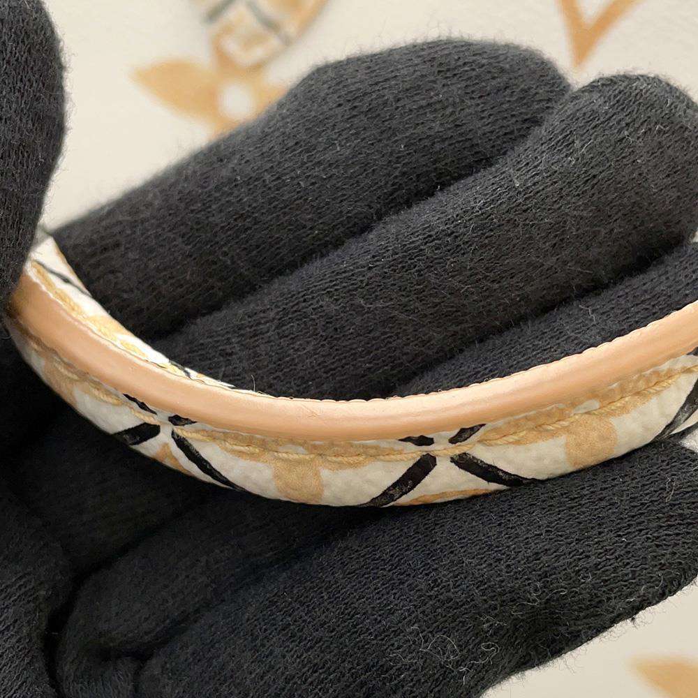 LOUIS VUITTON Onthego White/Beige M22975 Monogram LV by the Pool Size MM