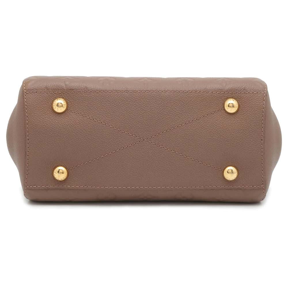 LOUIS VUITTON Montaigne Taupe Grey M44062 Monogram Empreinte Leather Size BB