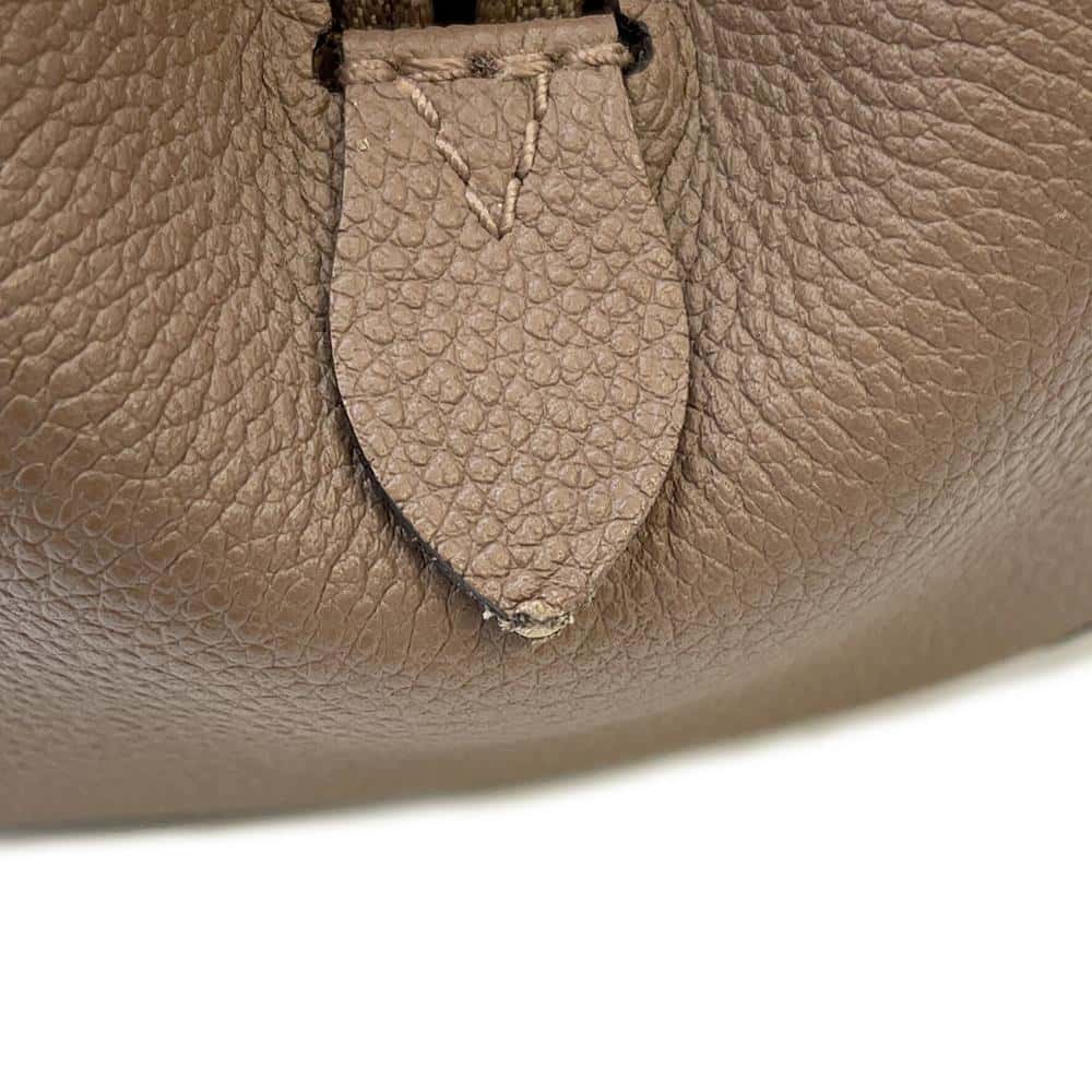 LOUIS VUITTON Montaigne Taupe Grey M44062 Monogram Empreinte Leather Size BB
