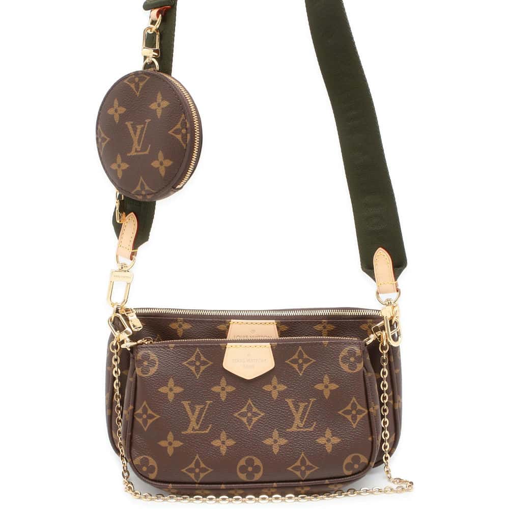 LOUIS VUITTON Multi Pochette Accessoires Khaki M44813 Monogram