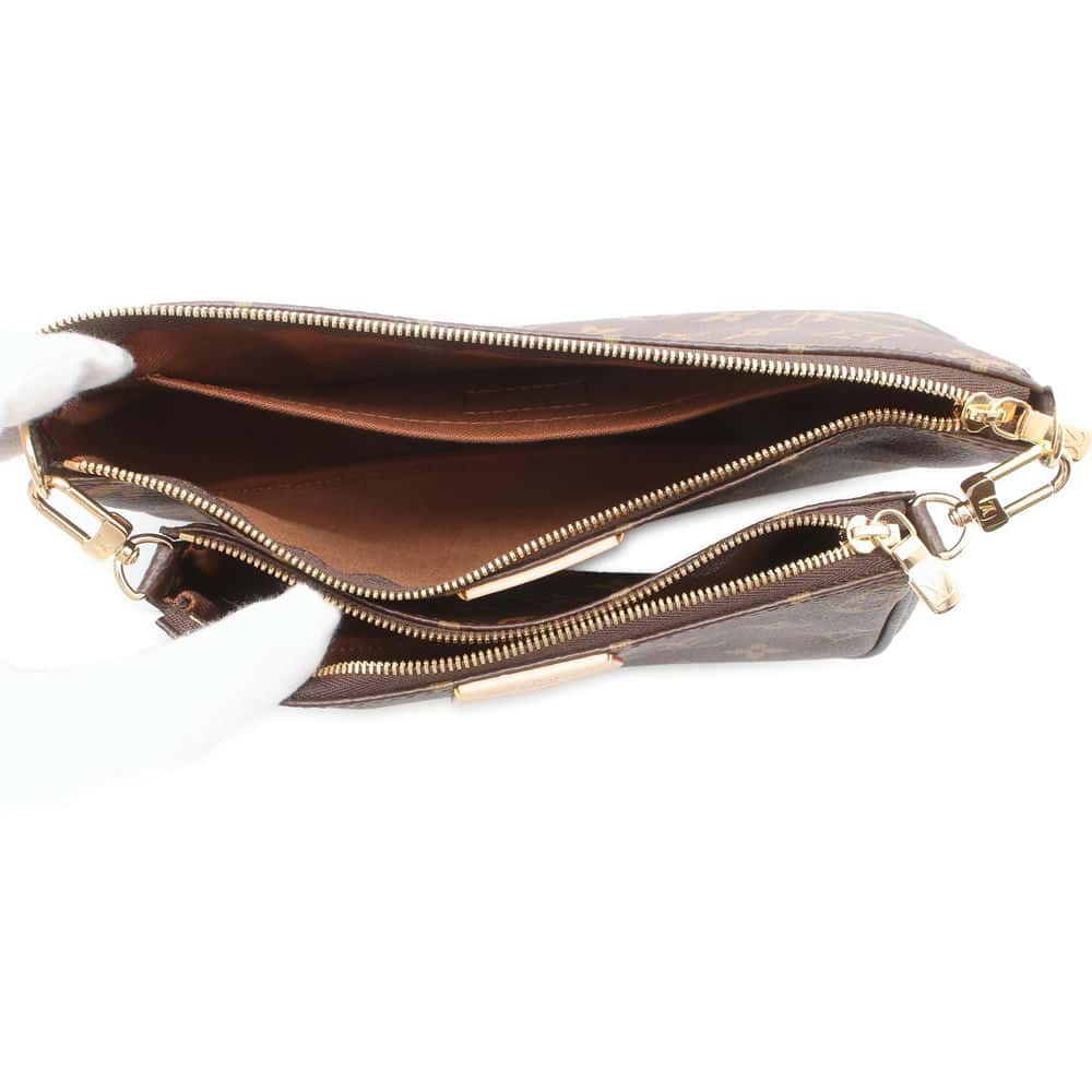 LOUIS VUITTON Multi Pochette Accessoires Khaki M44813 Monogram