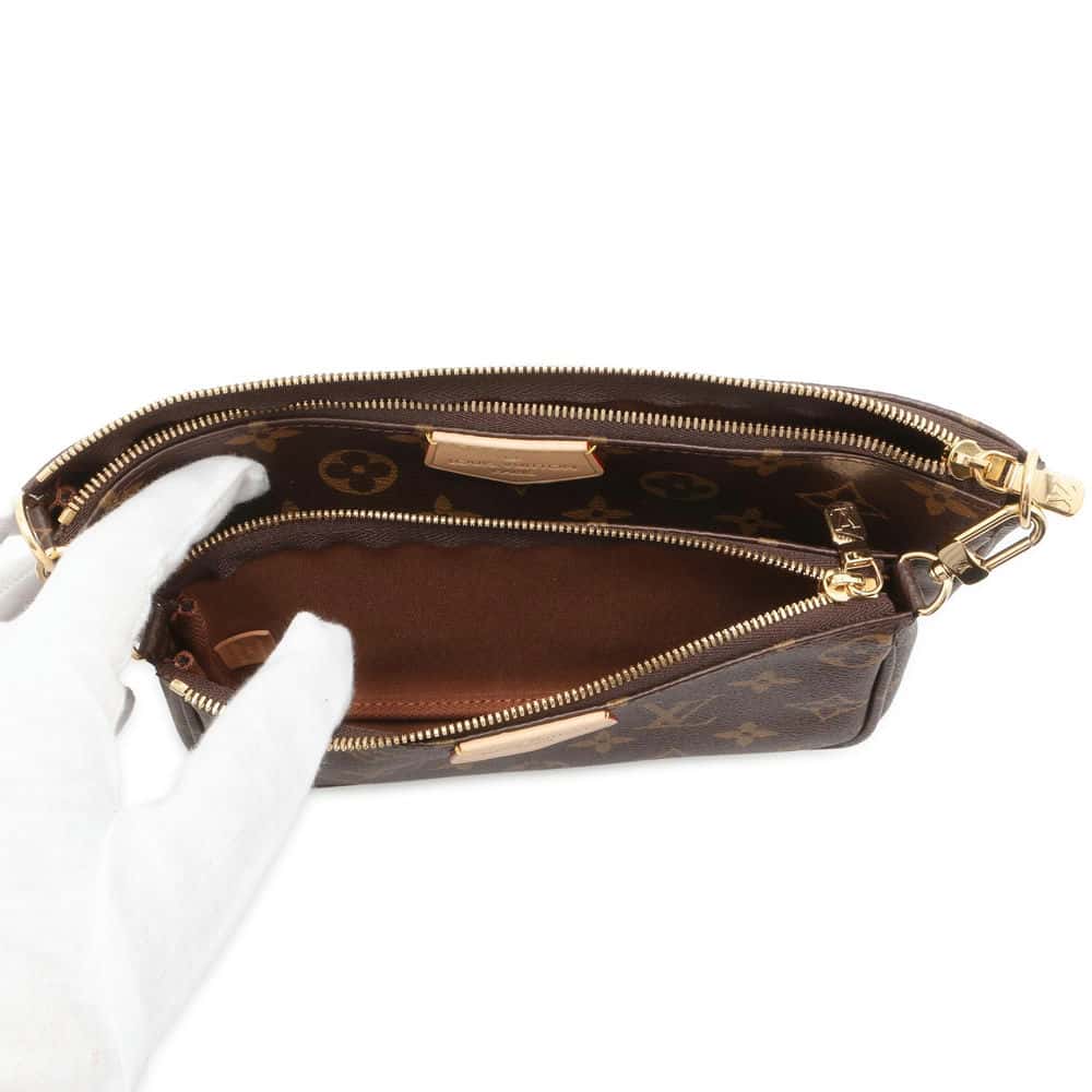 LOUIS VUITTON Multi Pochette Accessoires Khaki M44813 Monogram