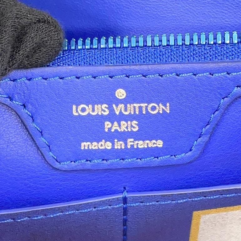 LOUIS VUITTON Neverfull Gauguin Masters Collection Blue/Multicolor M43359 Monogram Celty Size MM