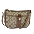 GUCCI GG Supreme Web Sherry Line Shoulder Bag PVC Beige 89 02 032 98837