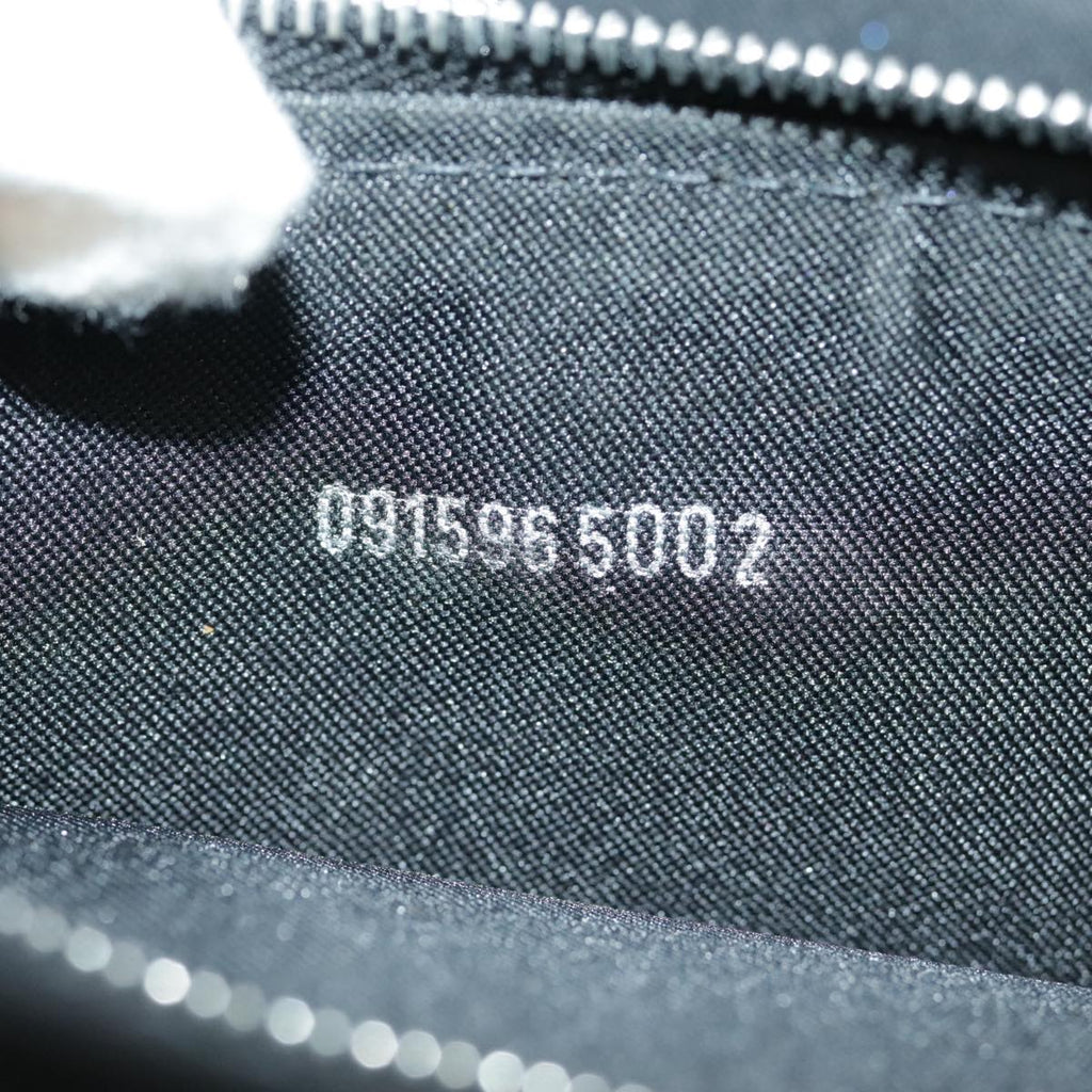 FENDI Mamma Baguette Shoulder Bag Nylon Black Silver 98843