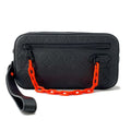 LOUIS VUITTON Pochette Volga Noir M53550 Monogram・Taurillon
