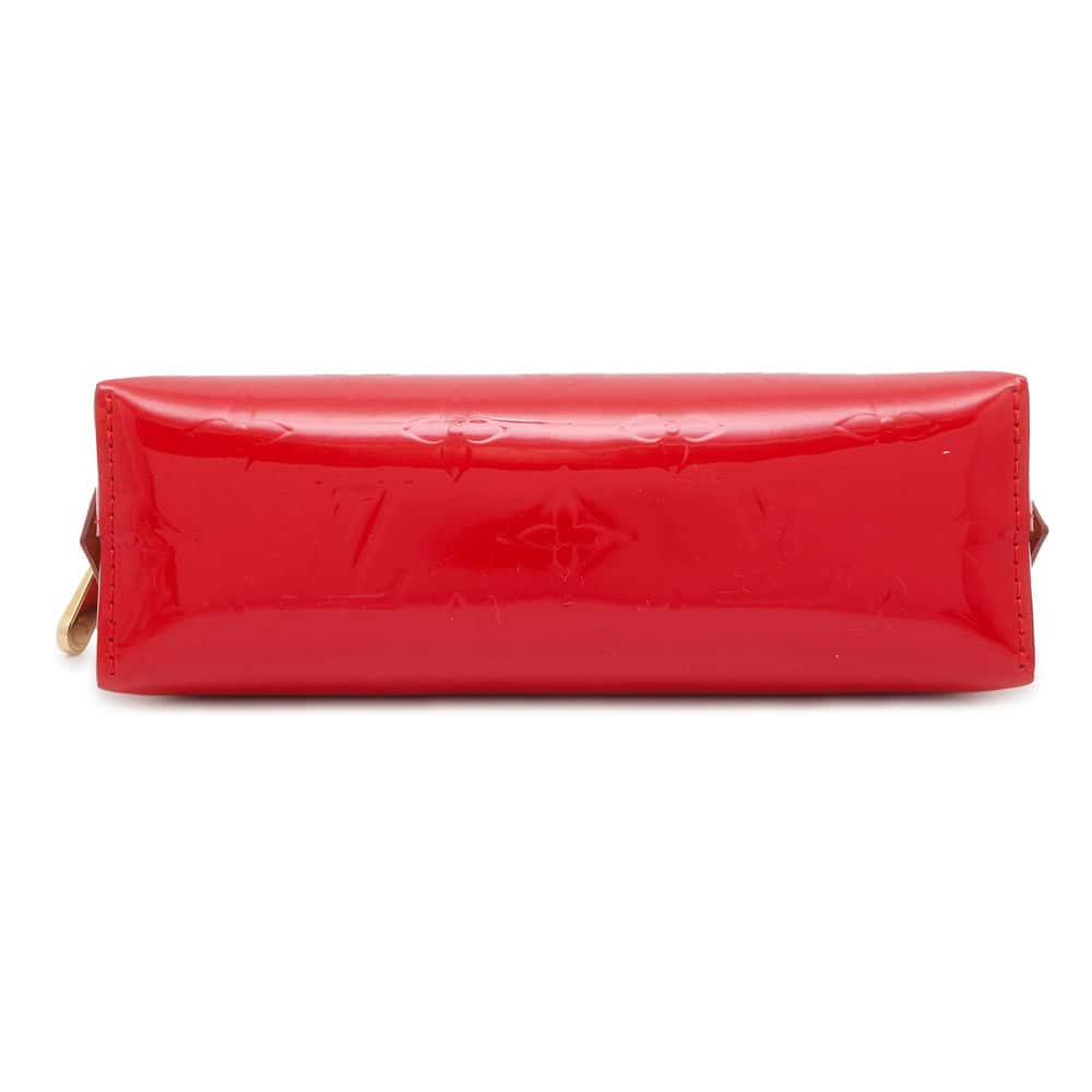 LOUIS VUITTON Pochette Cosmetic Pomme Damour M91496 Monogram Vernis Leather