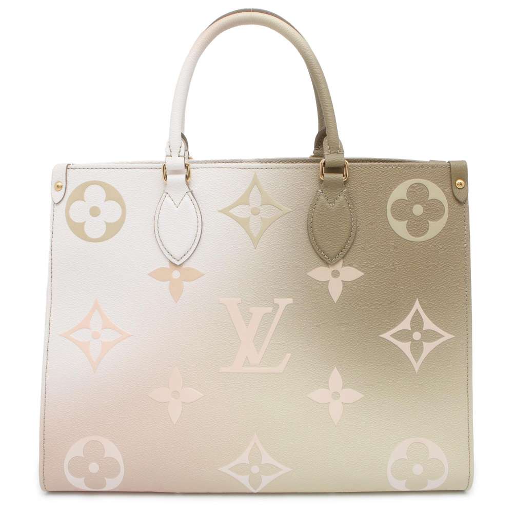 LOUIS VUITTON Onthego Sunset/Khaki M20510 Monogram Size MM