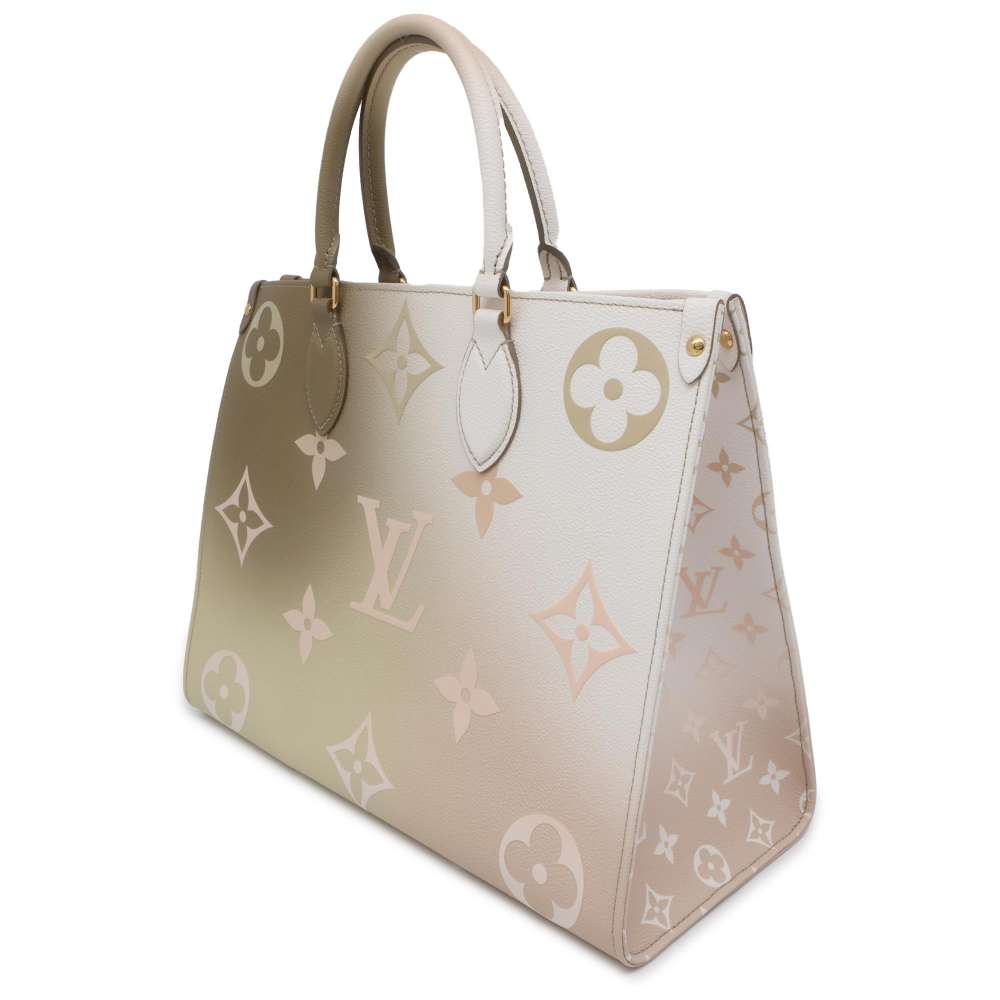 LOUIS VUITTON Onthego Sunset/Khaki M20510 Monogram Size MM