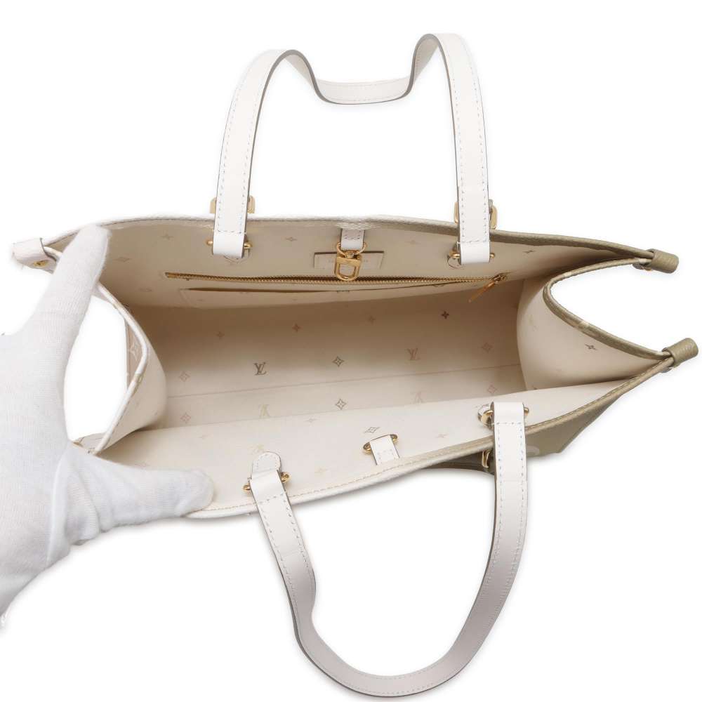 LOUIS VUITTON Onthego Sunset/Khaki M20510 Monogram Size MM