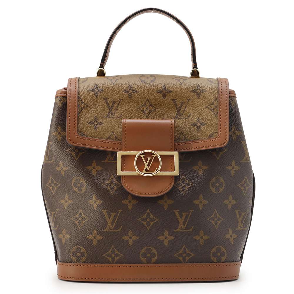 LOUIS VUITTON Dauphine・Backpack Noir M45142 Monogram Monogram Reverse Canvas