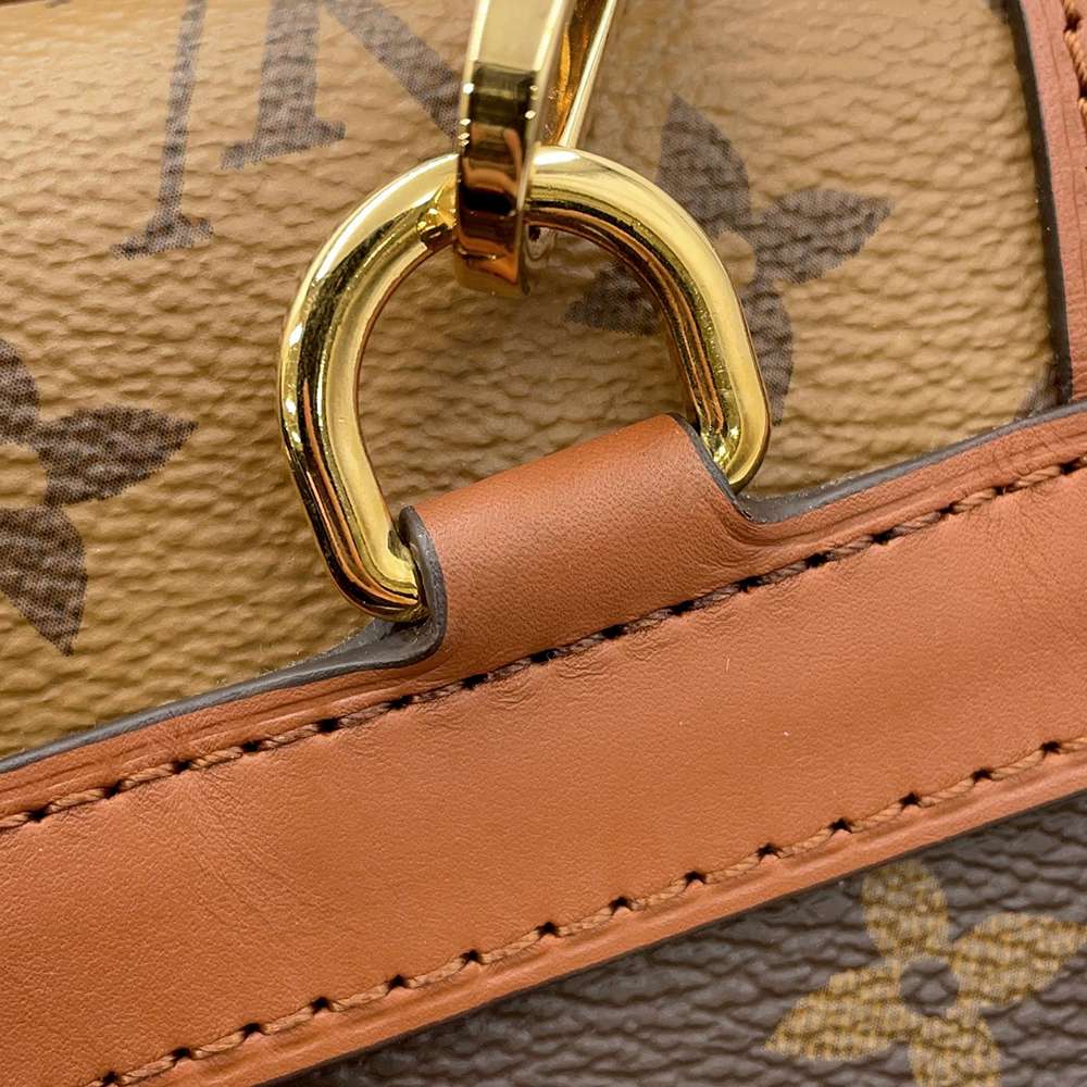 LOUIS VUITTON Dauphine・Backpack Noir M45142 Monogram Monogram Reverse Canvas