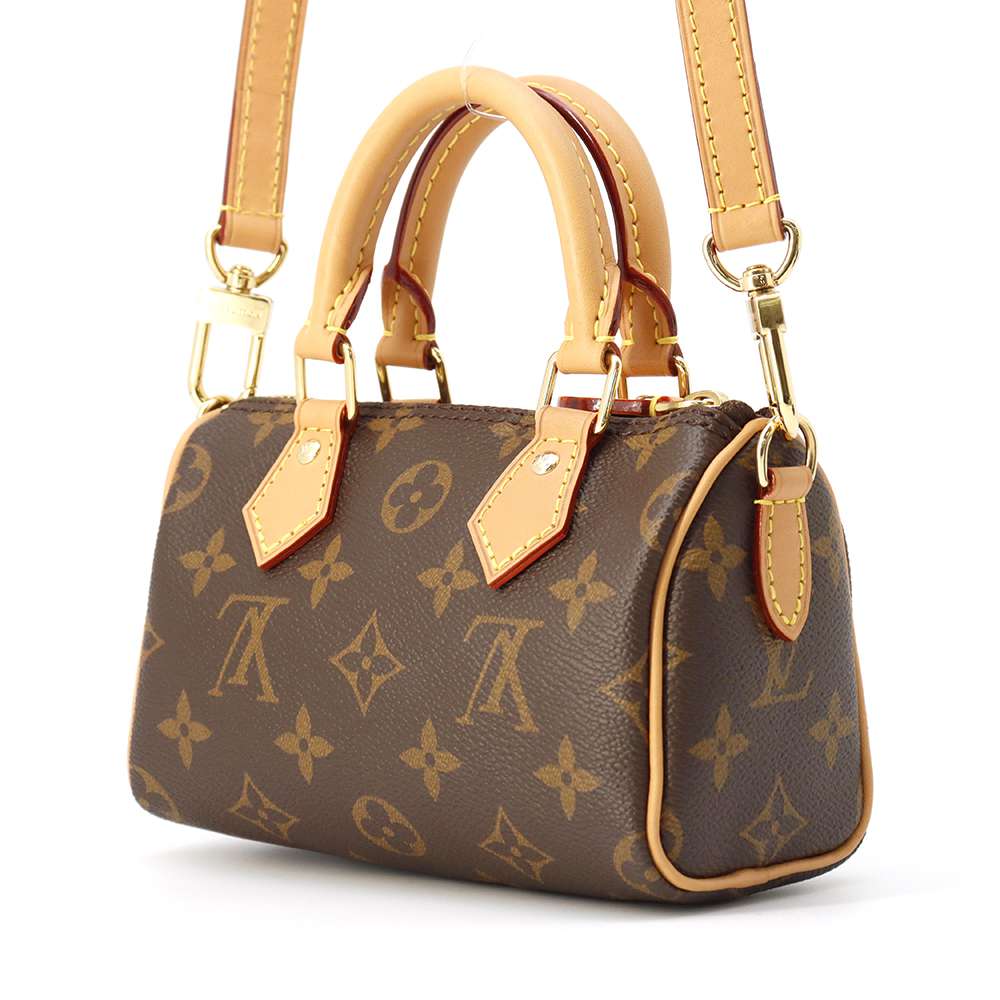 LOUIS VUITTON Nano Speedy Brown M81085 Monogram