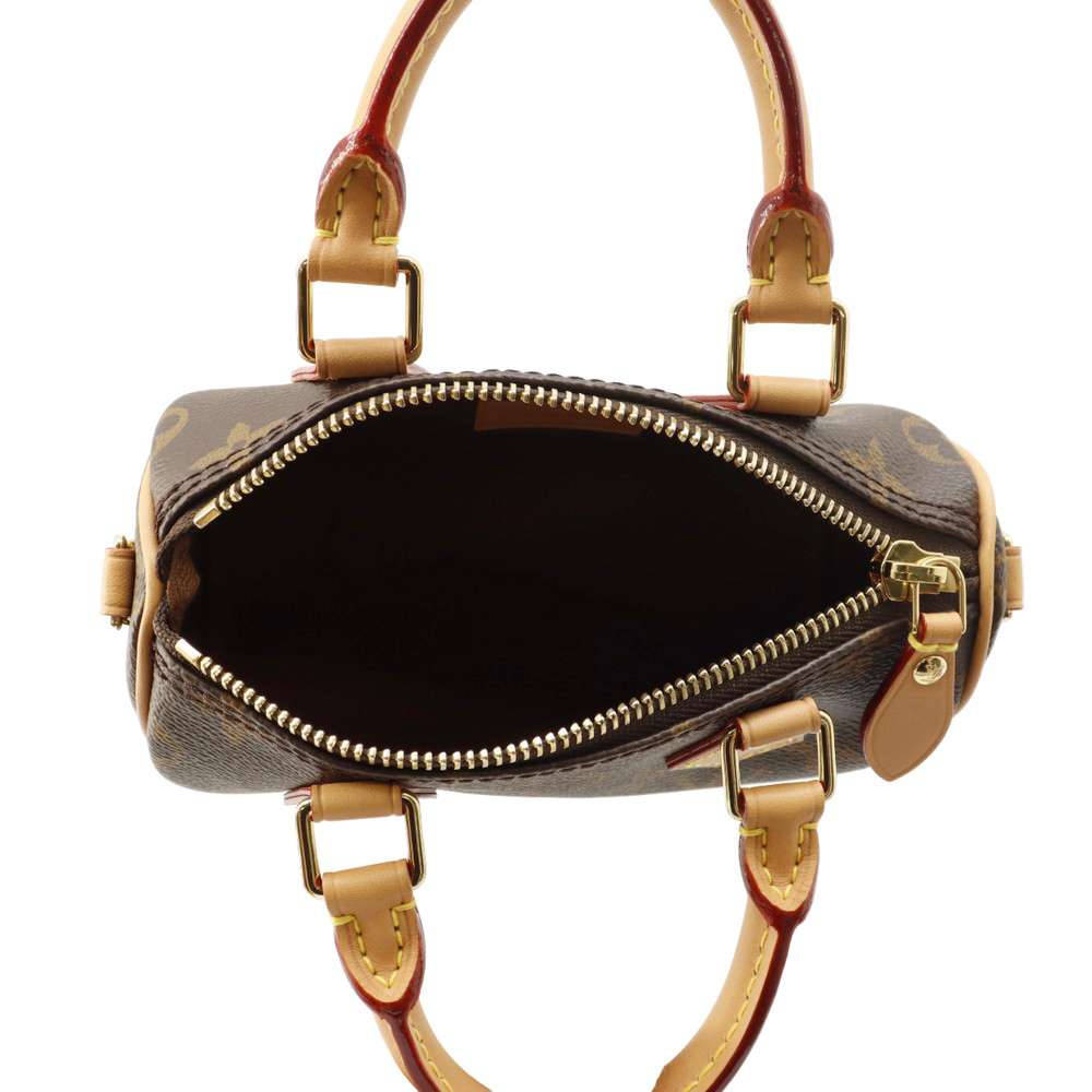 LOUIS VUITTON Nano Speedy Brown M81085 Monogram