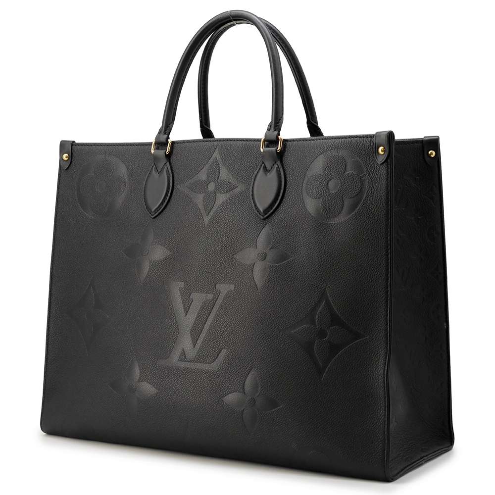 LOUIS VUITTON Onthego Noir M44925 Monogram Empreinte Leather Size GM