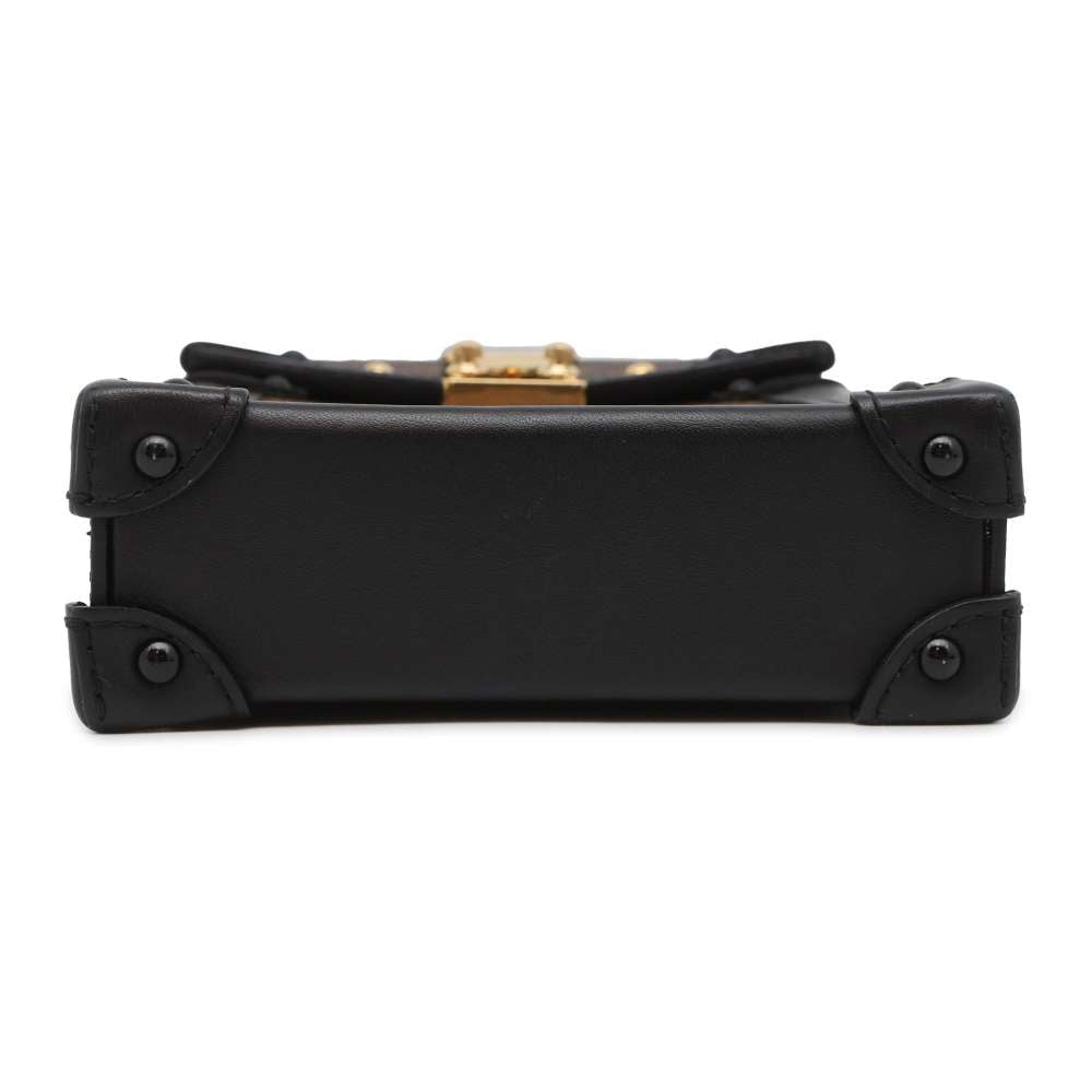 LOUIS VUITTON Pochette・Trunk Vertical Noir M63913 Monogram