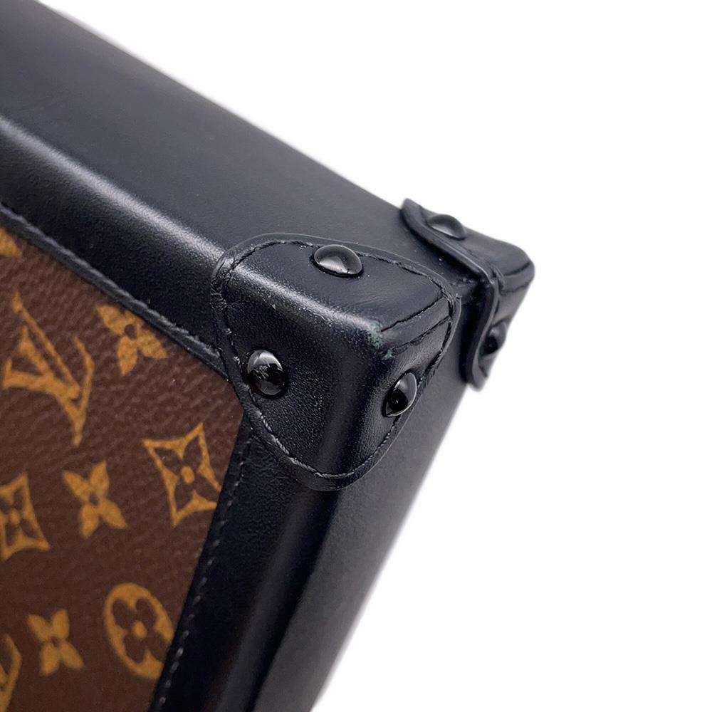 LOUIS VUITTON Pochette・Trunk Vertical Noir M63913 Monogram