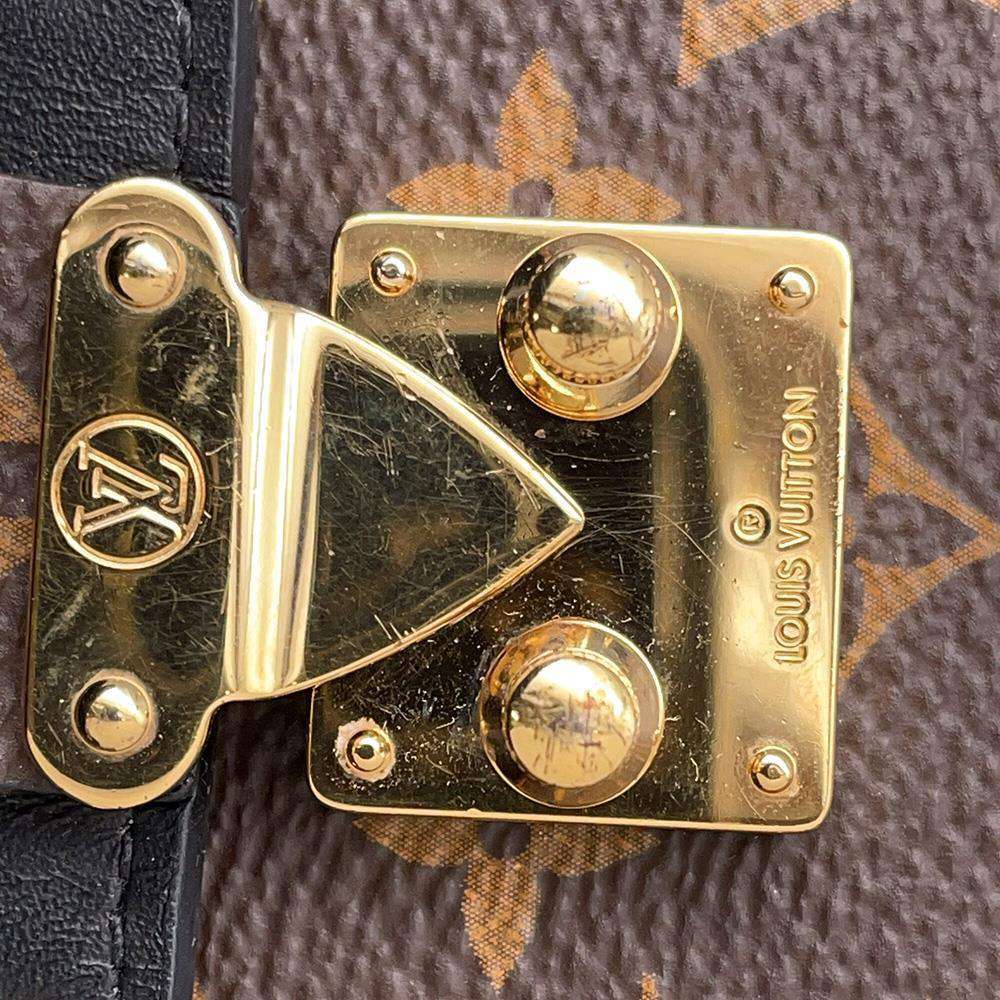 LOUIS VUITTON Pochette・Trunk Vertical Noir M63913 Monogram