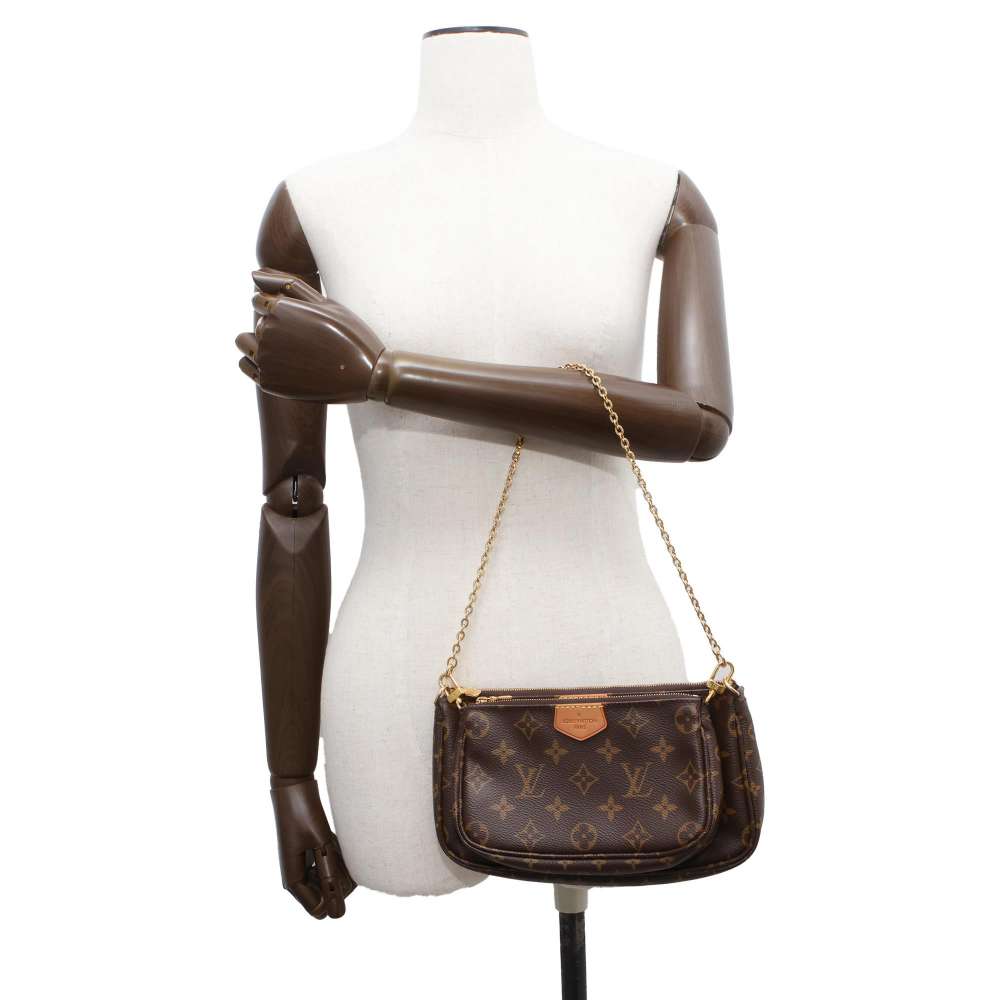 LOUIS VUITTON Multi Pochette Accessoires Khaki M44813 Monogram