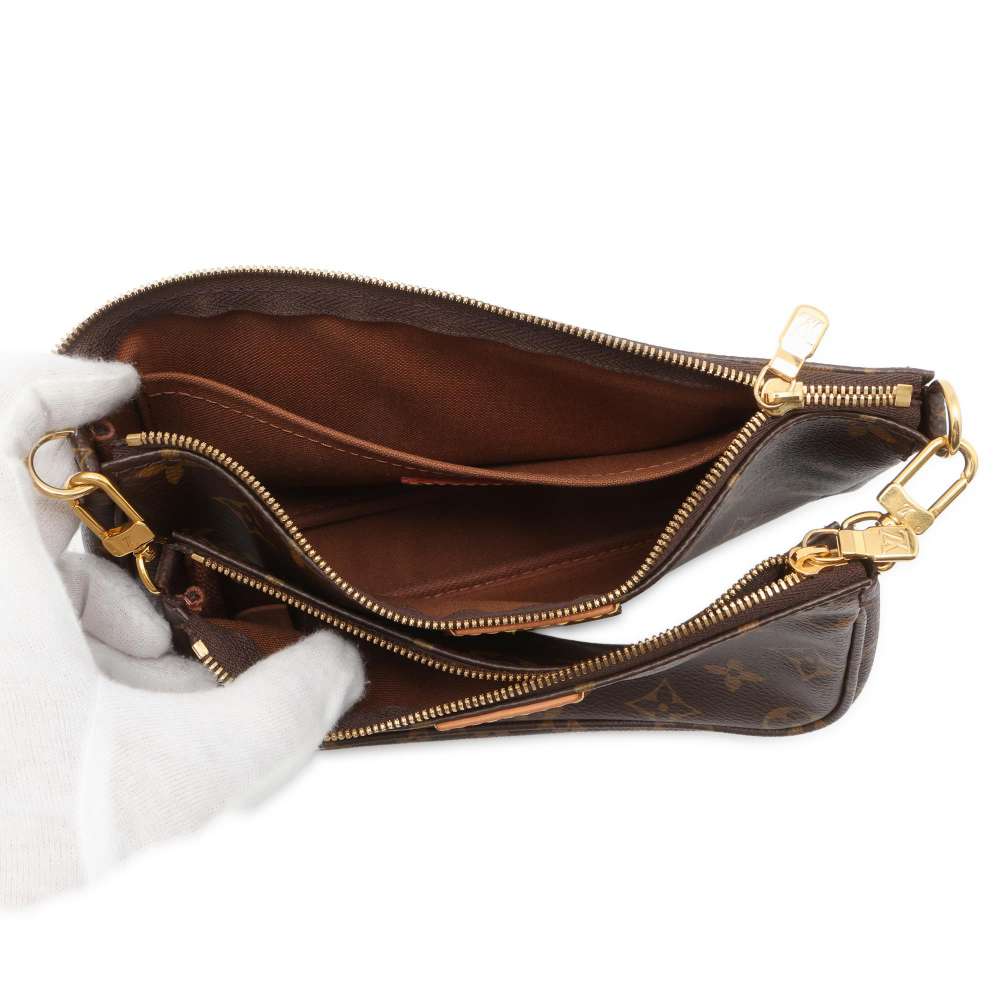 LOUIS VUITTON Multi Pochette Accessoires Khaki M44813 Monogram