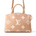 LOUIS VUITTON Petit Palais Rose Trianone/Crème M46353 Monogram Empreinte Leather Size PM