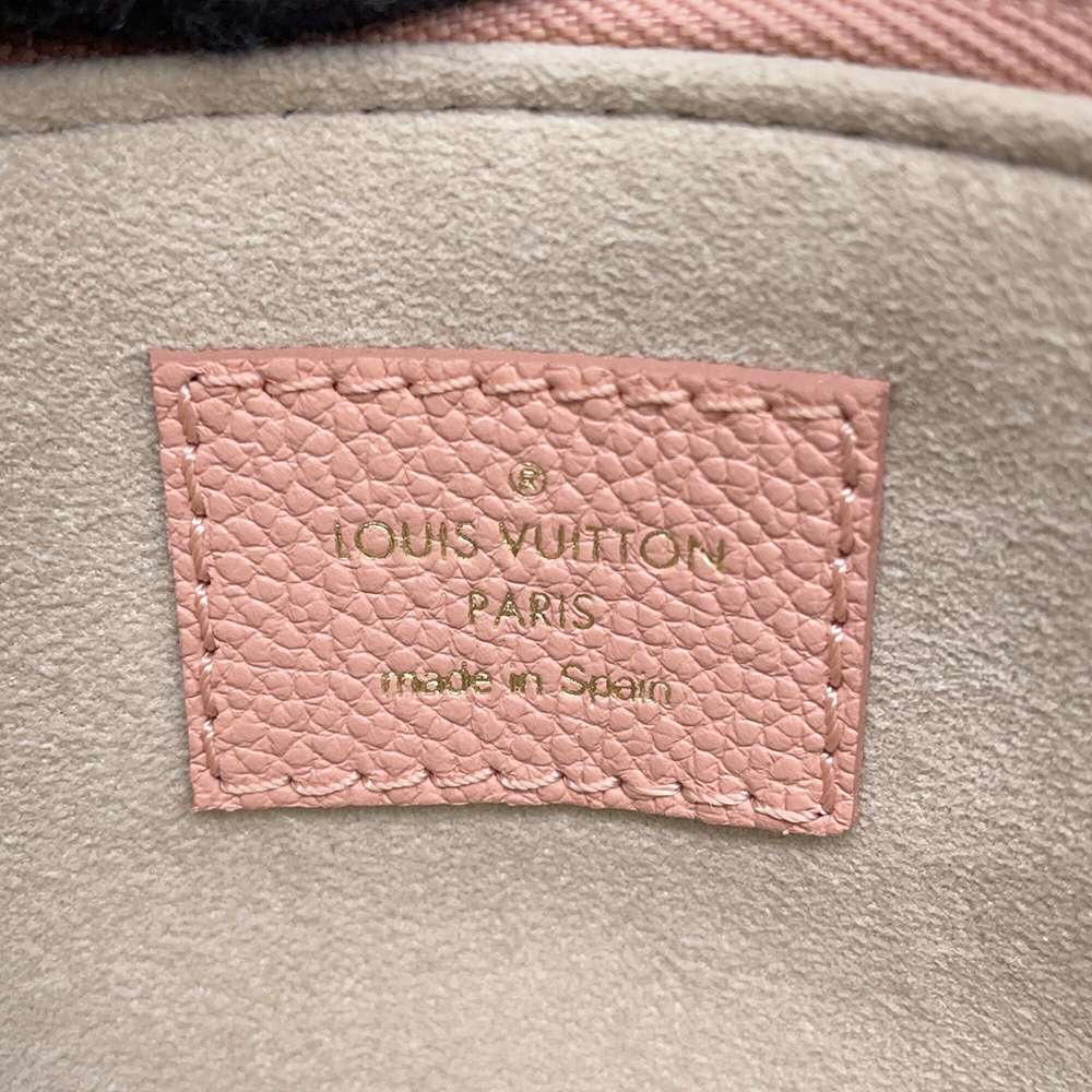 LOUIS VUITTON Petit Palais Rose Trianone/Crème M46353 Monogram Empreinte Leather Size PM