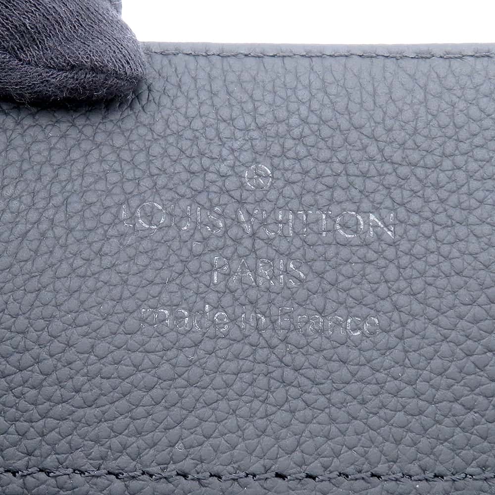 LOUIS VUITTON Pilot Tote Noir M24771 LV Aerogram Cowhide Leather