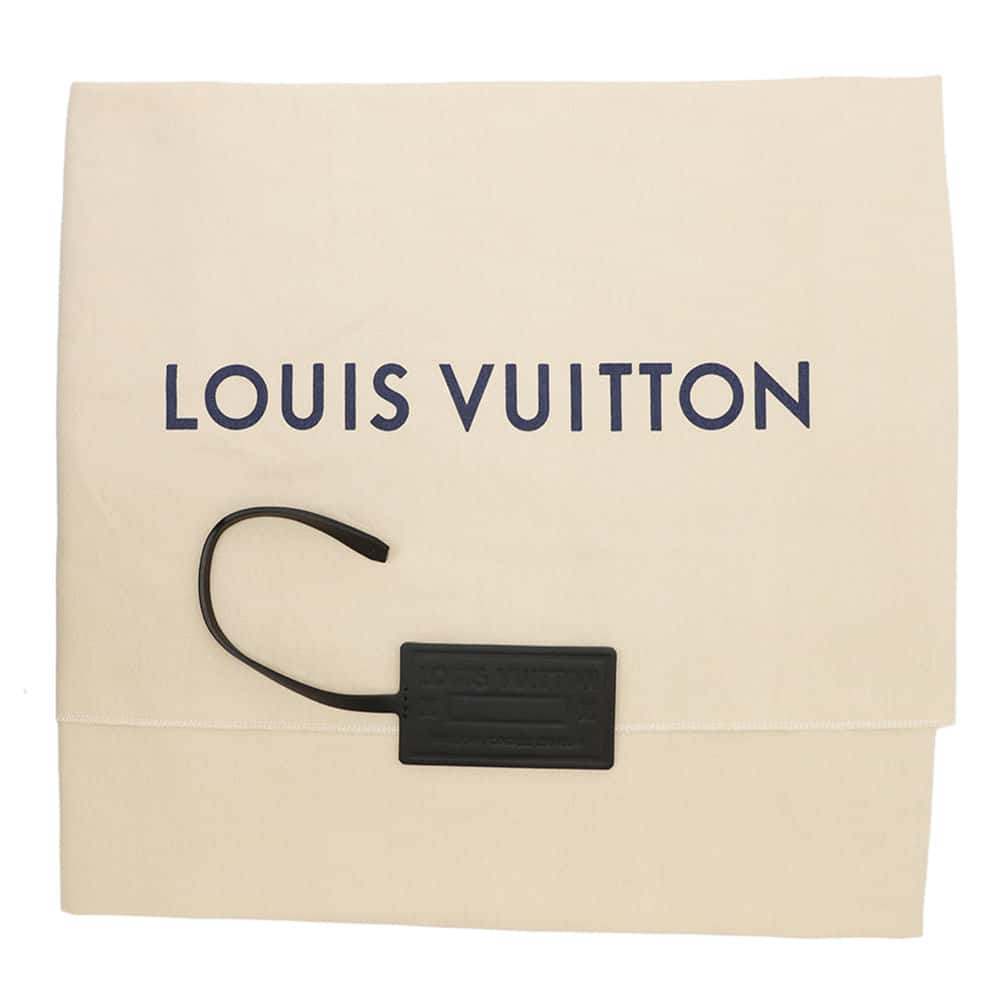 LOUIS VUITTON Pilot Tote Noir M24771 LV Aerogram Cowhide Leather