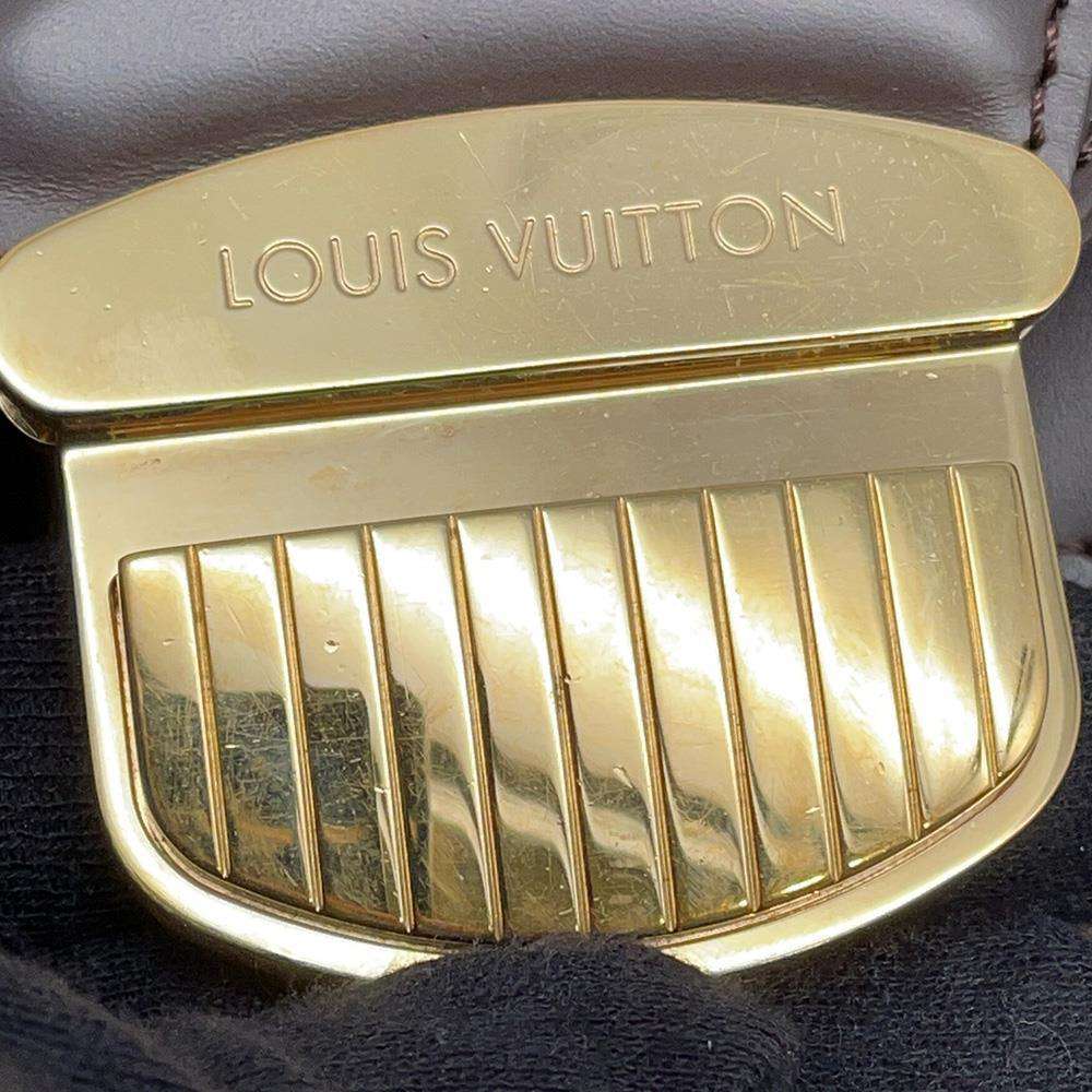 LOUIS VUITTON Sistina Red N41542 Damier Ebene Canvas Size PM