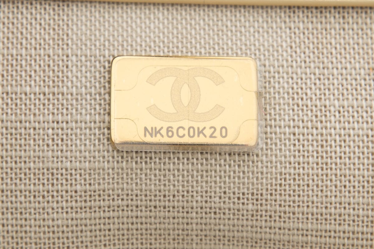 Chanel Gold Handbag Large Deauville Tote NWT