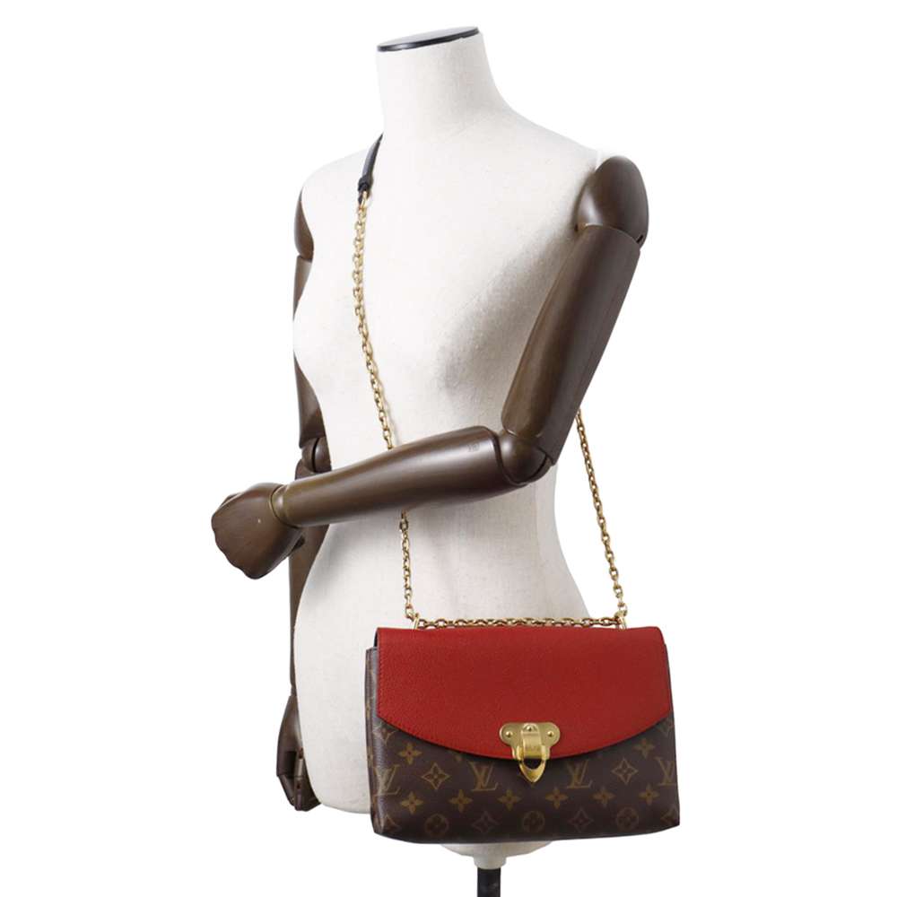 LOUIS VUITTON Saint-Placide Cerise M43713 Monogram Grain Leather