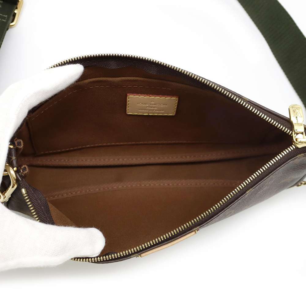 LOUIS VUITTON Multi Pochette Accessoires Khaki M44813 Monogram