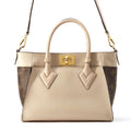 LOUIS VUITTON On My Side Greige M57729 Monogram Calf Leather Size PM