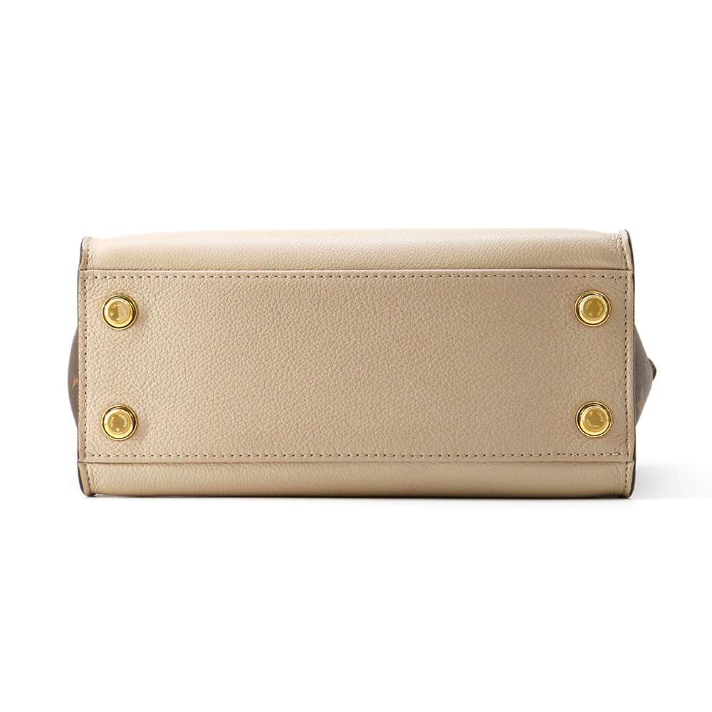 LOUIS VUITTON On My Side Greige M57729 Monogram Calf Leather Size PM
