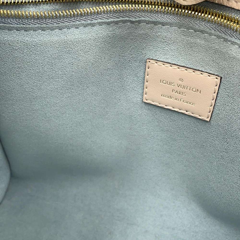 LOUIS VUITTON On My Side Greige M57729 Monogram Calf Leather Size PM